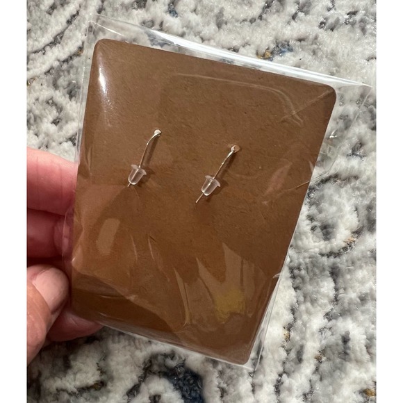 925 Sterling Silver Festive Wire Ball hooked earwire Earrings, Short Dangle, - Picture 10 of 10